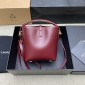 Saint Laurent LE 37 Mini in shiny leather-Rouge