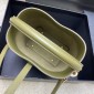 Saint Laurent LE 37 Mini in shiny leather-Strong Moss