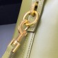Saint Laurent LE 37 Mini in shiny leather-Strong Moss