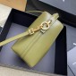 Saint Laurent LE 37 Mini in shiny leather-Strong Moss