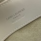Saint Laurent LE 37 Mini in shiny leather-Beige