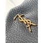Saint Laurent Calypso Large in grained lambskin 