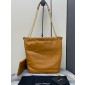 Saint Laurent Jamie Pochong in Lambskin-Brown