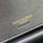 Saint Laurent Loulou Small in matelasse lambskin-Black