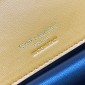 Saint Laurent Loulou Small in matelasse lambskin-Sunflower
