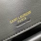 Saint Laurent Loulou Medium in matelasse lambskin-Black