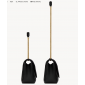Saint Laurent Loulou Medium in matelasse lambskin-Black