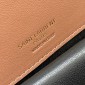 Saint Laurent Loulou Medium in matelasse lambskin- Hortensia 