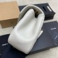 Saint Laurent Loulou Medium in matelasse lambskin-Blanc Vintage