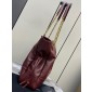 Saint Laurent Jamie Shopping Bag in Lambskin - Bordeaux 