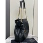 Saint Laurent Jamie Shopping Bag in Lambskin - Black