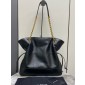 Saint Laurent Jamie Shopping Bag in Lambskin - Black