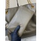 Saint Laurent Jamie Shopping Bag in Lambskin - Light Musk