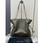 Saint Laurent Jamie Shopping Bag in Lambskin - Light Musk