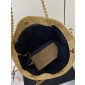 Saint Laurent Jamie Shopping Bag in Suede - Golden Leaf