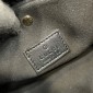 Gucci GG Emblem Mini Buckeket Bag -Black leather 