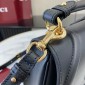 Gucci blondie Small Top Handle Bag-Black leather 
