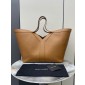 Saint Laurent Y Tote in Leather -Brick