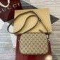 Gucci Blondie Mini Shoulder Bag- Beige and brown 