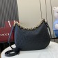 Gucci GG emblem Medium shoulder bag-Black
