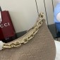 Gucci GG emblem Medium shoulder bag-Taupe