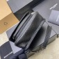 Saint Laurent Niki Bayby in grained leather-Black