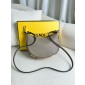 Fendigraphy Mini leather bag-Grey