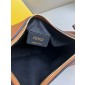 Fendigraphy Mini leather bag-Brown