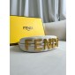 Fendigraphy Mini leather bag-White