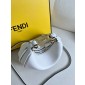 Fendigraphy Mini leather bag-White