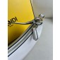 Fendigraphy Mini leather bag-White