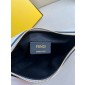Fendigraphy Mini leather bag-White