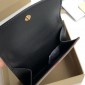 Burberry Check and Leather Compact Wallet