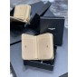YSL Yves Saint Laurent Cassandre Compact Zip Around Wallet 
