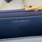 Chanel Classic Wallet on Chain in Grained leather-Navy blue