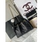 Chanel 25 Small handbag -Black Caviar leather 