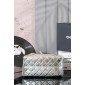 Chanel 25 Small handbag -Silver Lambskin 