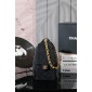 Chanel 25 Small handbag -Black washed denim 