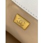 Chanel 25 Small handbag -White Caviar leather 