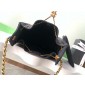 Chanel 25 Medium handbag - Black washed denim 