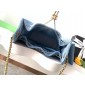 Chanel 25 Medium handbag -Blue washed denim 