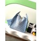 Chanel 25 Medium handbag -Blue washed denim 