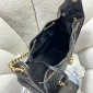 Chanel 25 Medium handbag -Black Grained Leather 