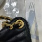 Chanel 25 Medium handbag -Black Grained Leather 
