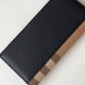 Burberry check and Leather Long Wallet 