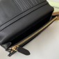 Burberry check and Leather Long Wallet 