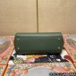 Authentic Quality- Dolce Gabbana Large Sicily Handbag in in Dauphine leather -Green
