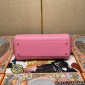 Authentic Quality-Dolce Gabbana Large Sicily Handbag in in Dauphine leather -Pink