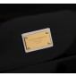 Authentic quality- Dolce Gabbana LargeSicily Handbag in polished calfskin-Black