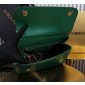 Authentic quality- Dolce Gabbana LargeSicily Handbag in polished calfskin-Green  